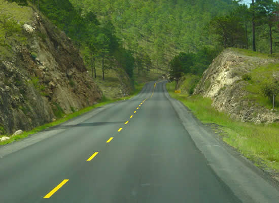 Carretera Rio del Hombre - Inicio del Valle de Comayagua, Honduras
