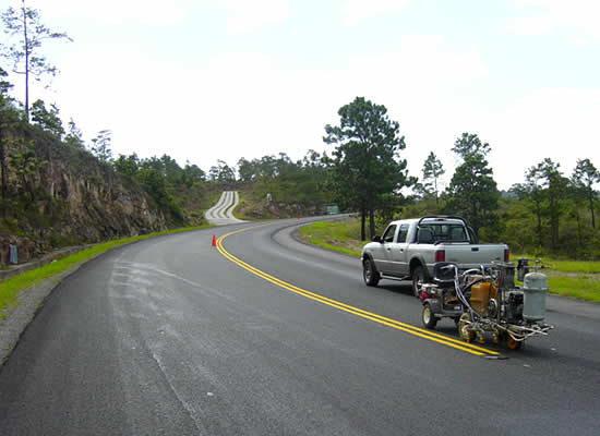 Carretera Rio del Hombre - Inicio del Valle de Comayagua, Honduras